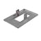 Westek Westek LumiCover Satin Nickel 1 gang Plastic Decorator Nightlight Wall Plate 1 pk LCR-CDDO-N - alternate 3